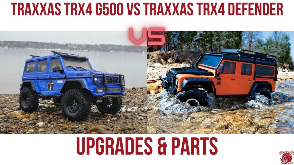 TRX4 G500 VS Defender upgrades