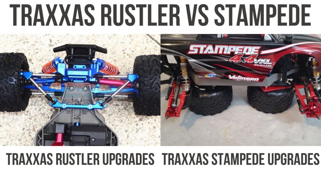 Traxxas Rustler vs Stampede Upgrades & Price